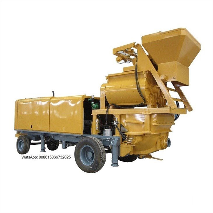 drum mixer concrete pump truck